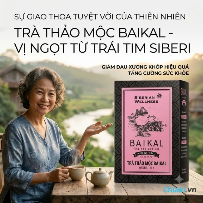 g khớp 7 loại thảo mộc Baikal Tea Collection N7 gi&uacute;p vận động linh hoạt