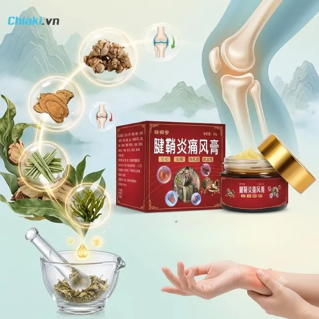 Dầu xoa b&oacute;p xương khớp Trung Quốc iảm nhanh cảm gi&aacute;c t&ecirc; mỏi, cứng khớp