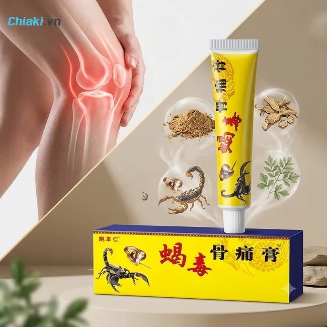 Dầu xoa b&oacute;p T&acirc;y Tạng Trung Quốc&nbsp;giảm nhanh chứng t&ecirc; b&igrave; đầu ng&oacute;n tay, ng&oacute;n ch&acirc;n
