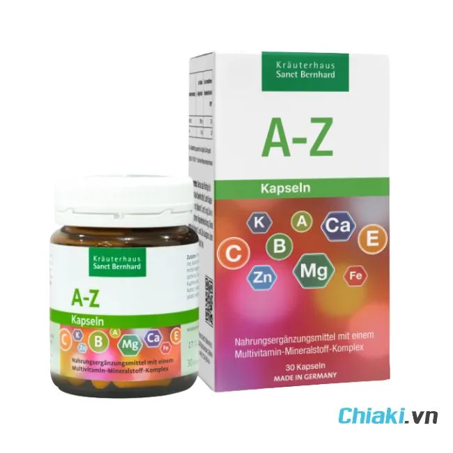 Vitamin tổng hợp Đức cho người lớn Sanct Bernhard A-Z Kapseln