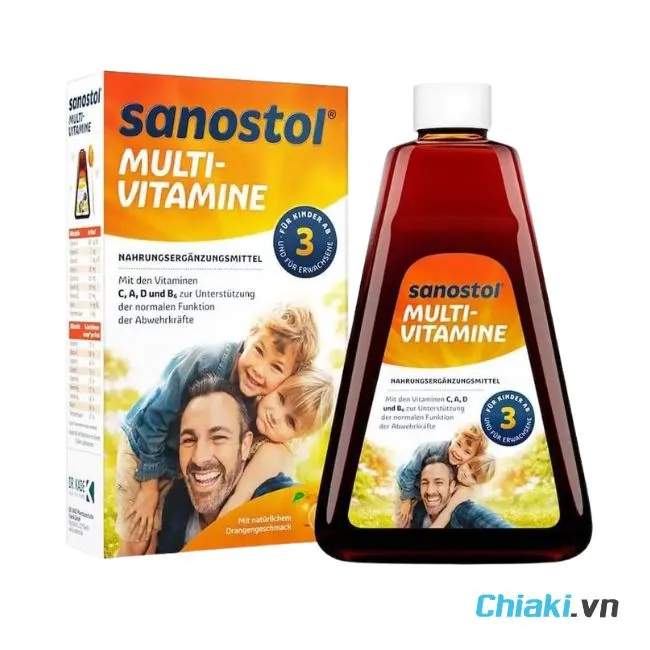 Siro vitamin tổng hợp của Đức cho trẻ em Sanostol