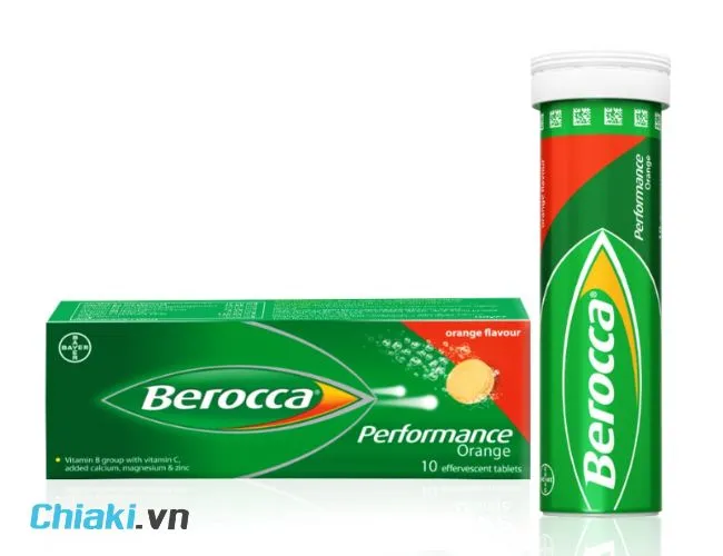 Vi&ecirc;n sủi vitamin tổng hợp Đức Berocca Performance Orange