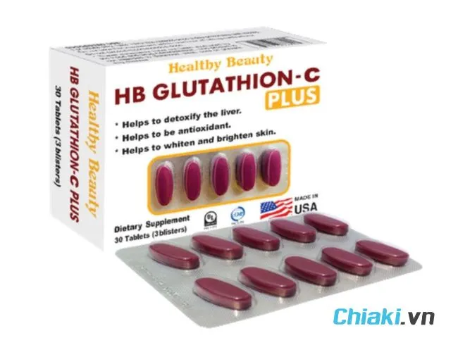 Vi&ecirc;n uống Healthy Beauty Glutathione 1000mg