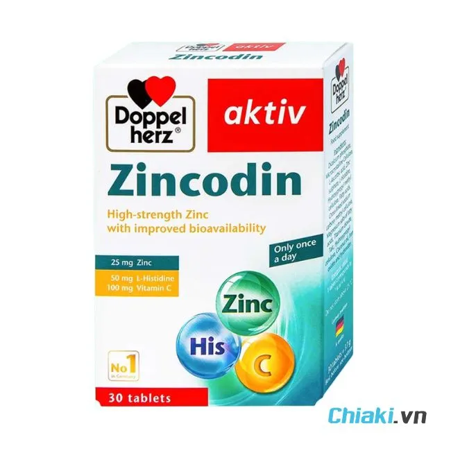 Thuốc kẽm Đức Doppelherz Zincodin