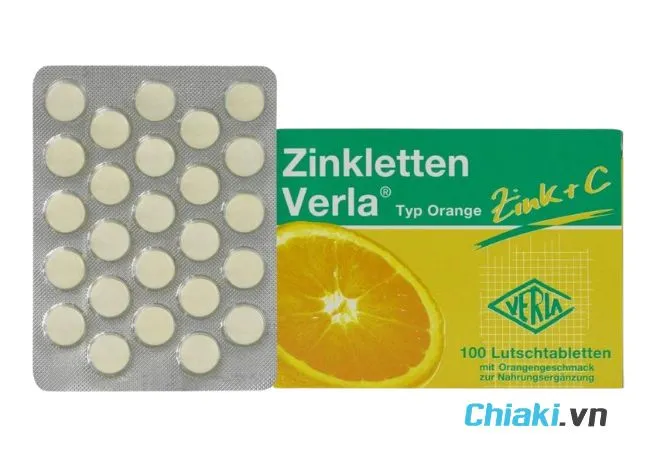 Vi&ecirc;n ngậm kẽm của Đức Zinkletten Verla Zink + C