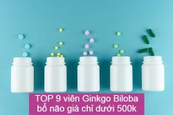TOP 9 viên Ginkgo Biloba bổ não tăng cường trí nhớ hiệu quả giá chỉ dưới 500k