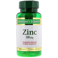 Viên kẽm Nature's Bounty Zinc 50mg 100 viên của Mỹ