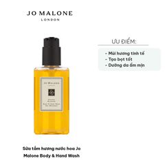 Sữa Tắm Hương Nước Hoa Jo Malone Body & Hand Wash 250ml - Trải Nghiệm Tắm Thư Giãn Với Mùi Hương Quyến Rũ, Phù Hợp Với Da Nhạy Cảm