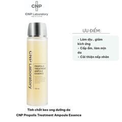 Tinh Chất Keo Ong Dưỡng Da CNP Propolis Treatment Ampule Essence 150ml - Giúp Làm Dịu, Phục Hồi Da Nhạy Cảm, Cung Cấp Độ Ẩm Từ Thiên Nhiên