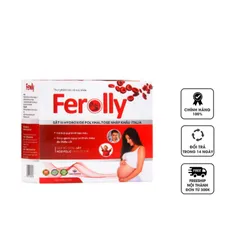 Ống uống Ferolly hỗ trợ bổ sung sắt cho cơ thể