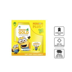 Combo Dầu Húng Chanh Minion Gold 30ml và Sáp Ấm Minion 20g - Hỗ Trợ Tăng Cường Đề Kháng, Bảo Vệ Đường Hô Hấp Cho Bé