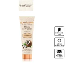 Kem Dưỡng Thể Dầu Dừa Seamantika - Mineral Body Lotion Coconut Oil 250ml, Dưỡng Da Sáng Mịn, Hương Dịu Nhẹ, Phục Hồi Làn Da Rạng Rỡ