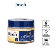 Kem dưỡng da ban đêm Balea Nachtcreme Q10 Anti-Falten