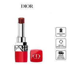 Son Dior Ultra Rouge 843 Ultra Crave màu đỏ nâu