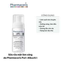 Sữa Rửa Mặt Làm Sáng Da Pharmaceris Puri-Albuchi I - Chiết Xuất Tự Nhiên, Sạch Bụi Bẩn, Dưỡng Ẩm, Phù Hợp Mọi Loại Da 150ml