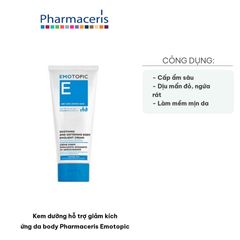 Kem Dưỡng Giảm Kích Ứng Da Body Pharmaceris Emotopic 200ml - Cấp Ẩm, Làm Dịu Da, Ngăn Mẩn Đỏ, Thích Hợp Da Nhạy Cảm