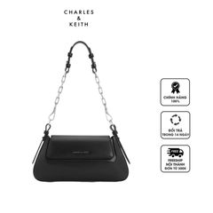 Túi đeo chéo Charles & Keith Olivia Trapeze CK2-20782259 màu đen