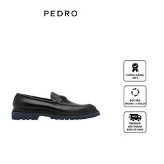 Giày lười nam Pedro Icon Leather Loafers PM1-56380027 Black2
