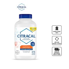 Viên uống hỗ trợ bổ sung Canxi + D3 của Citracal