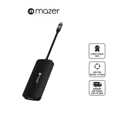 Hub chuyển đổi Mazer USB-C 7in1 M-UC2MULTI4070-BK