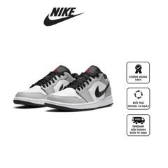Giày Nike Air Jordan 1 Low 'Light Smoke Grey' 553558-030 màu xám khói nhạt
