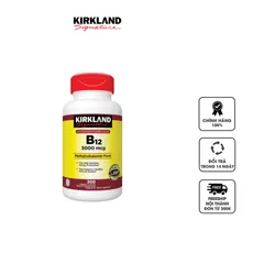 Viên uống hỗ trợ bổ sung Vitamin B12 5000 mcg Kirkland