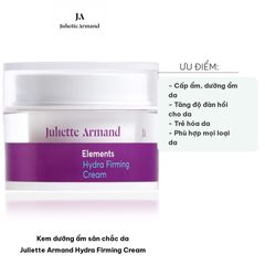 Kem Dưỡng Ẩm Săn Chắc Da Juliette Armand Hydra Firming Cream - Cải Thiện Độ Đàn Hồi và Căng Mịn Da, Chống Lão Hóa