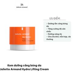 Kem Dưỡng Căng Bóng Da Juliette Armand Hydra Lifting Cream 50ml - Dưỡng Ẩm Sâu, Giảm Nếp Nhăn, Làn Da Tươi Trẻ