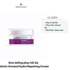 Kem Dưỡng Phục Hồi Da Juliette Armand Elements Hydra 50ml - Giải Pháp Dưỡng Ẩm, Mờ Nếp Nhăn, Phục Hồi Da Khô, Xỉn Màu