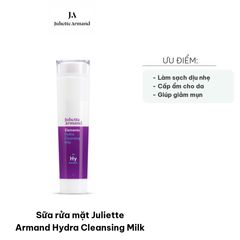 Sữa Rửa Mặt Juliette Armand Hydra Cleansing Milk 210ml - Dưỡng Ẩm, Làm Sạch Sâu Cho Da Nhạy Cảm, Da Dầu, Da Khô