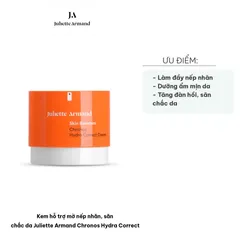 Kem Dưỡng Da Chống Nếp Nhăn Juliette Armand Chronos Hydra Correct - Săn Chắc Da, Dưỡng Ẩm Sâu, Phục Hồi Làn Da Tươi Tắn 50ml