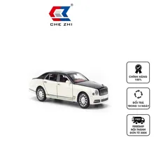 Mô hình xe Bentley Mulsanne tỉ lệ 1:24 Chezhi - Mô hình xe sang chảnh, mở cửa, đèn LED và âm thanh - Quà tặng hoàn hảo cho tín đồ xe hơi