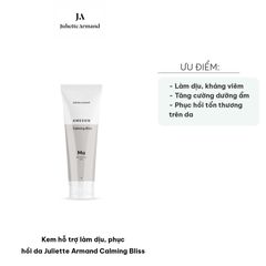 Kem Dưỡng Ẩm Hỗ Trợ Làm Dịu Da Juliette Armand Calming Bliss 20ml - Phục Hồi Da Tổn Thương, Dưỡng ẩm Tăng Cường Kháng Viêm