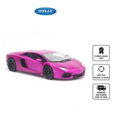 Mô hình xe ô tô Lamborghini Aventador LP700-4 1:18 Welly-FX - Chi tiết cao cấp, màu sắc sống động, quà tặng lý tưởng cho tín đồ xe hơi