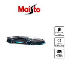 Mô hình xe Bugatti Divo Matte Black tỉ lệ 1:24 Maisto