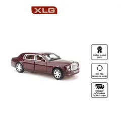Mô Hình Xe Ô Tô Rolls Royce Phantom VII Tỉ Lệ 1:24 XLG - Trang Trí Nhà Cửa Độc Đáo, Quà Tặng Sang Trọng, Màu Đỏ Đen
