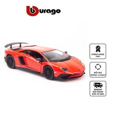 Mô hình xe Lamborghini Aventador LP750-4 SV 1:24 Bburago - Mô phỏng siêu xe chi tiết với sơn bóng, quà tặng lý tưởng cho fan xe hơi
