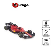 Mô Hình Xe Ferrari F1-75 2022 Tỉ Lệ 1:18 Bburago - Chi Tiết Tinh Xảo, Kim Loại Chất Lượng Cao, Đồ Chơi Sưu Tầm Xe Đua