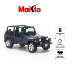 Mô hình xe ô tô Jeep Wrangler Rubicon - Open Top 2014 tỉ lệ 1:18 Maisto - Chi tiết cao cấp, quà tặng hoàn hảo cho tín đồ xe hơi