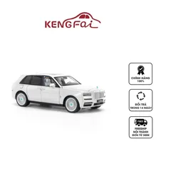 Mô hình xe Rolls Royce Cullinan Black Badge tỉ lệ 1:18 Kengfai