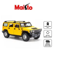 Mô Hình Xe Ô Tô Hummer H2 SUV Tỉ Lệ 1:18 Maisto - Mô Hình Chi Tiết Sắc Nét Cho Người Sưu Tầm