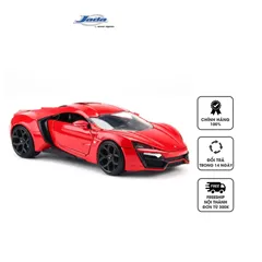 Mô hình xe hơi Lykan Hypersport Fast & Furious Đỏ 1:24 Jada - Mô phỏng chi tiết, quà tặng đẳng cấp cho fan phim hành động