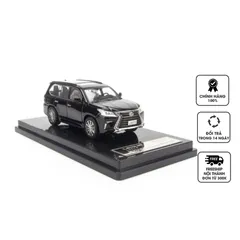 Mô hình xe hơi Lexus LX570 1:64 Hikasi Limited Edition - Chi tiết sắc nét, quà tặng đẹp cho tín đồ xe hơi