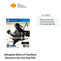 Đĩa Game Ghost of Tsushima Directors Cut cho PS4 - Hành Động Phiêu Lưu Tự Do, Đồ Họa Xuất Sắc, Cốt Truyện Chân Thật
