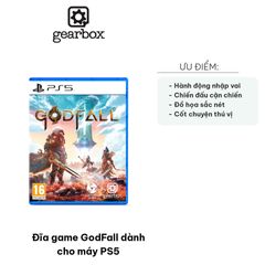 Đĩa game GodFall cho PS5 - Hành động nhập vai giả tưởng, khám phá thế giới kỳ diệu và chiến đấu cùng bạn bè trong chế độ co-op 3 người.