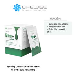 Bột Uống Lifewise 365 Bee+ Active - Hỗ Trợ Năng Lượng Từ Mật Ong & Chiết Xuất Tự Nhiên, Giúp Tăng Cường Sức Khỏe & Thể Lực