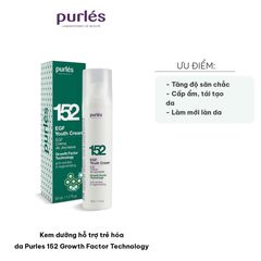 Kem Dưỡng Ẩm Trẻ Hóa Da Purles 152 Growth Factor Technology 50ml - Hỗ Trợ Tái Tạo, Cải Thiện Săn Chắc Da, Giảm Nhăn