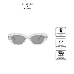 Kính Charles & Keith Recycled Acetate Geometric-Frame CK3-91280550 Clear