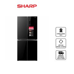 Tủ lạnh Sharp Inverter SJ-FX420VG-BK dung tích 362 lít