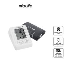 Máy đo huyết áp bắp tay Microlife BP B1 Classic - Màn hình lớn, bộ nhớ 30 lần đo, cảnh báo loạn nhịp tim, tiện lợi mang theo